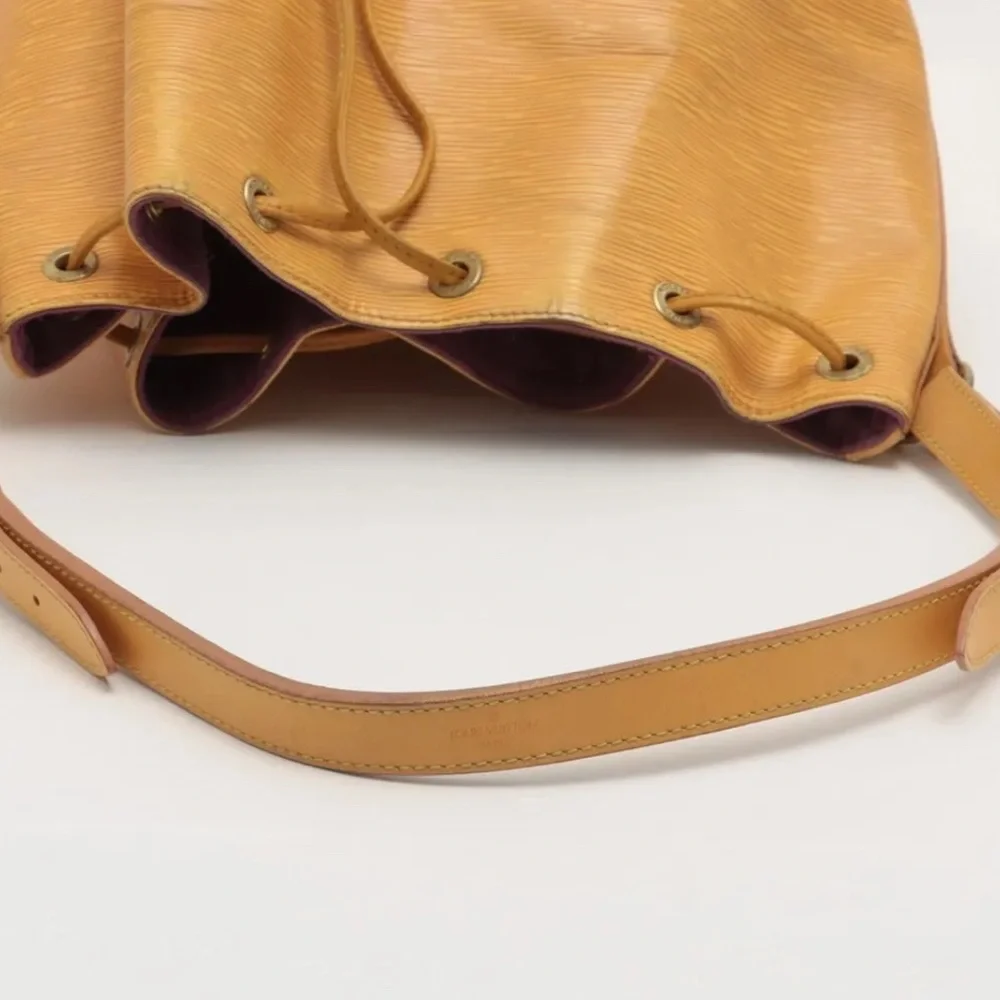 Louis Vuitton Petit Noe Epi Tassili Yellow Shoulder Bucket Bag M44109 - Picture 5 of 12